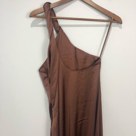 NWT Free People Victoria Maxi Dress In Chocolate Lava Size 8 - Picture 3 of 13
